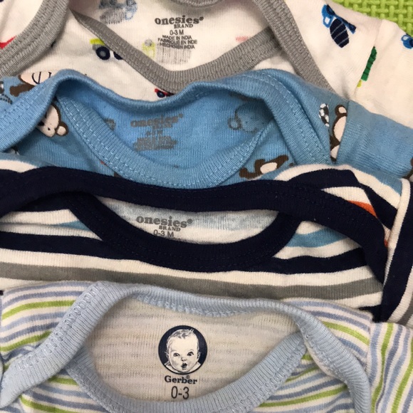 (4) 0-3 months ONESIES!! - Picture 8 of 8
